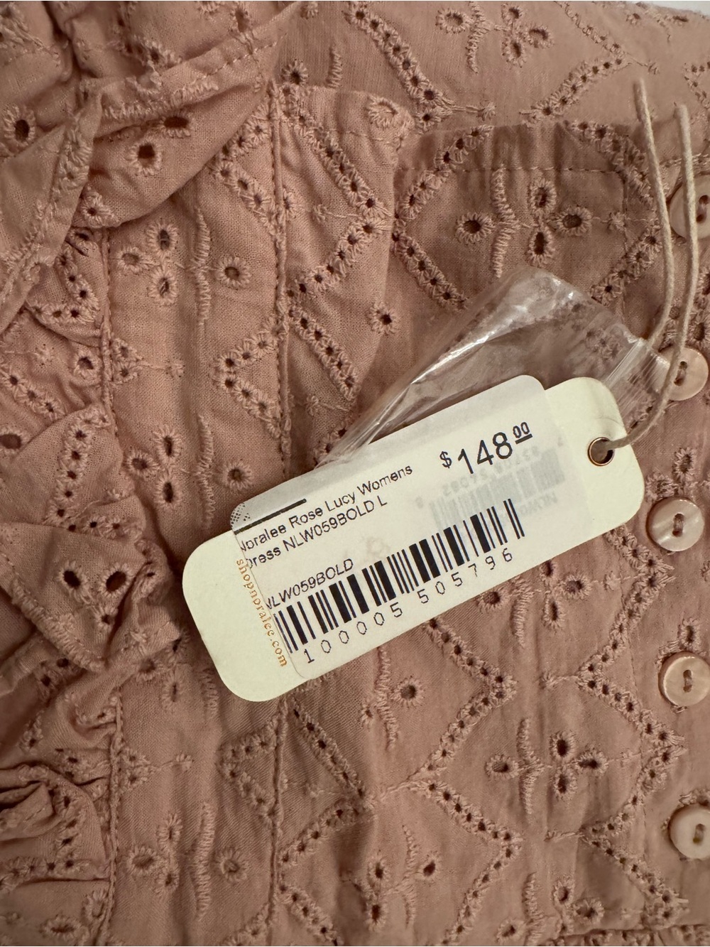 Noralee Lucy Dress Rose Women's L NWT - Picture 3 of 4